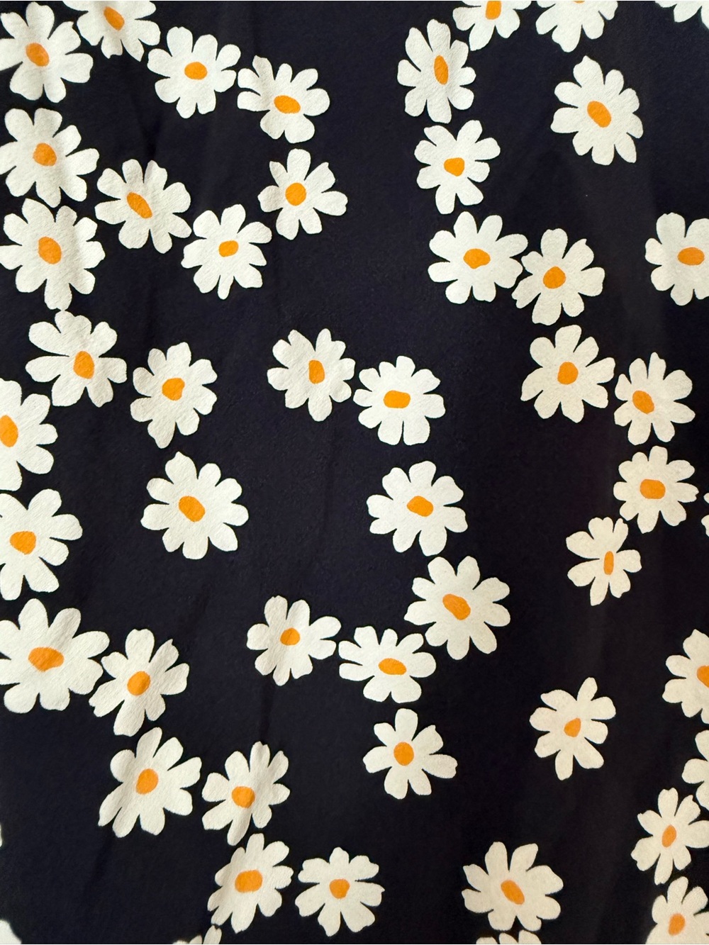 Black Daisy Print Spaghetti Strap Exercise Dress - outdoor voices size medium - Picture 4 of 7